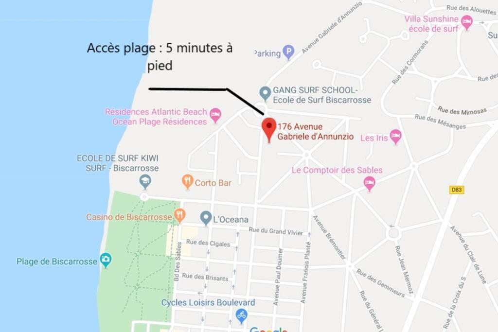 Maison 4 A 5 Personnes Au Pied Des Plages Biscarrosse Exteriér fotografie